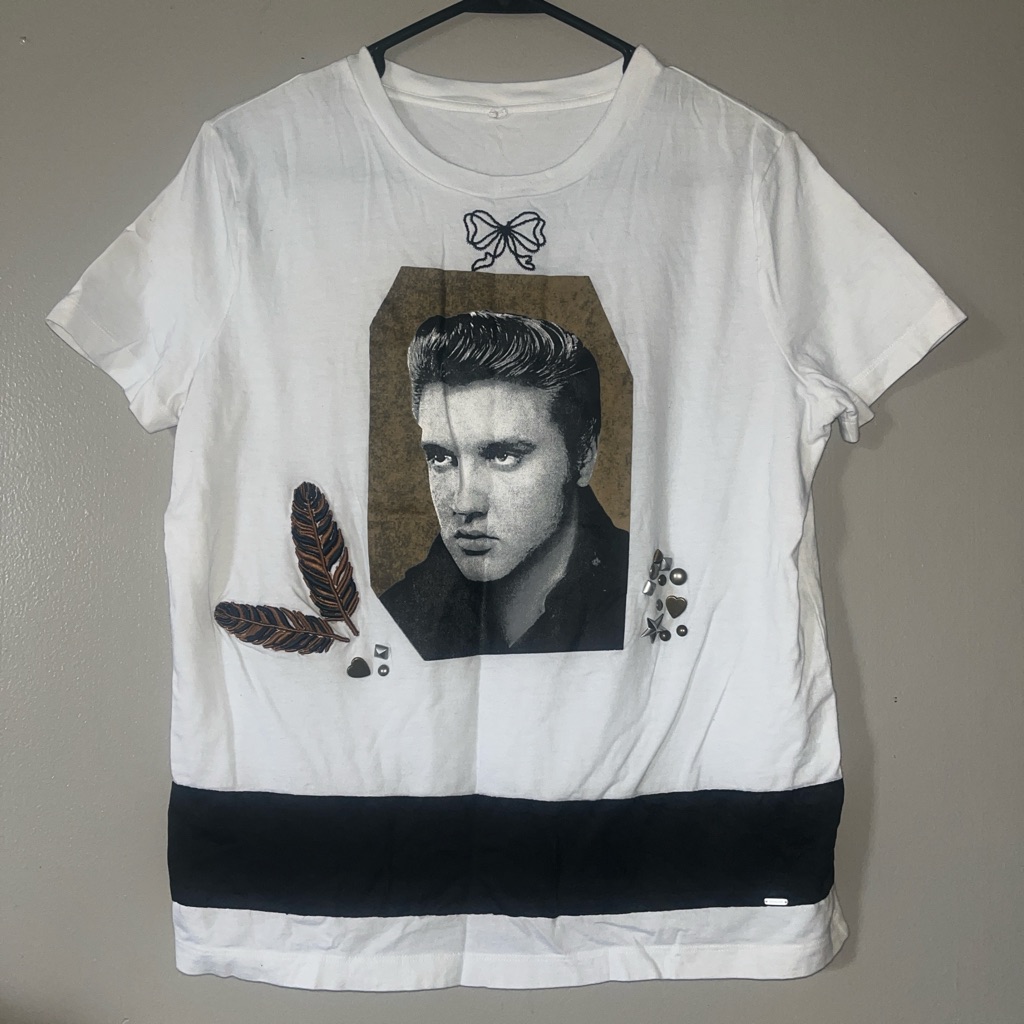 Elvis Presley Womens Shirt Previously Owned